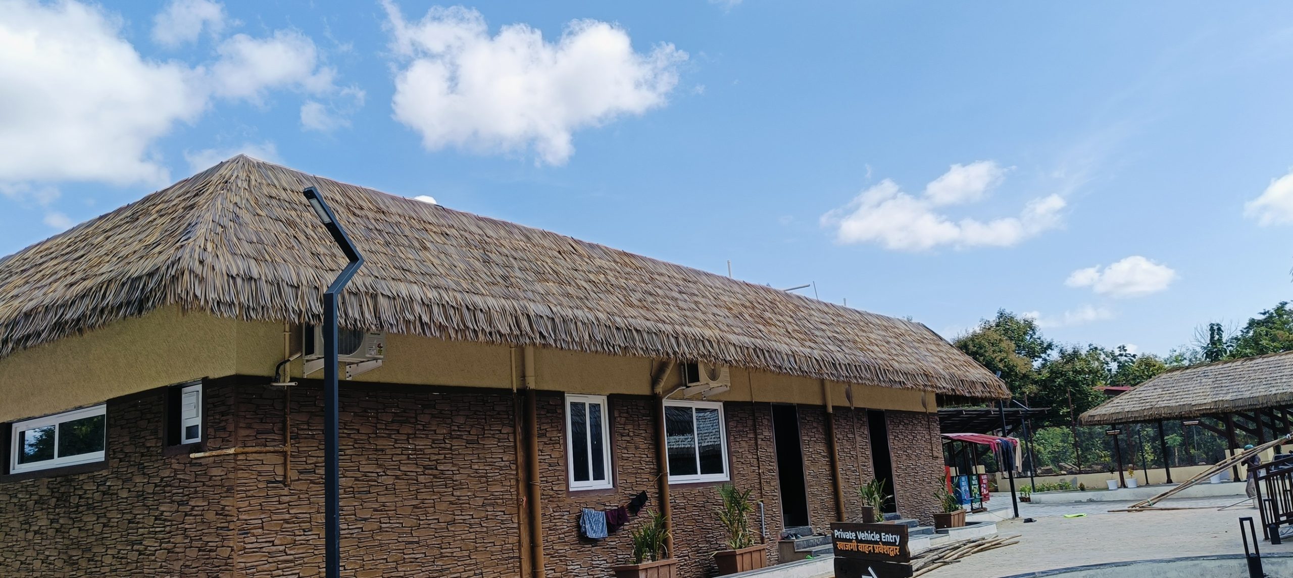 Synthetic Thatch Roof